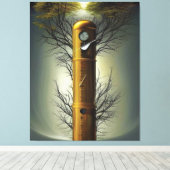 Time Canvas afdrukken (Insitu (Houten vloer))