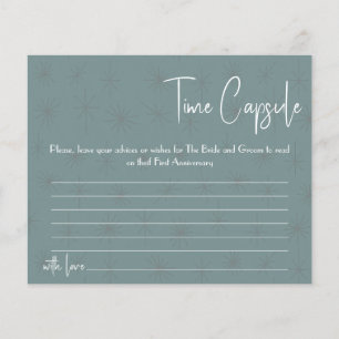 Time Capsule Advice Coule Vrijgezellenfeest Card F Flyer