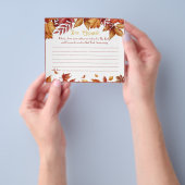 Time Capsule Advice Coule Vrijgezellenfeest Card F Flyer (Hand)