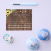 Time Capsule Advice Sunflower Vrijgezellenfeest Ga Flyer (Enkel)