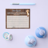 Time Capsule Advice voor Baby Cowboy Shower Card Flyer (Enkel)