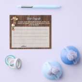 Time Capsule Advies voor Baby AA Cowboy Shower Kaa Flyer (Enkel)