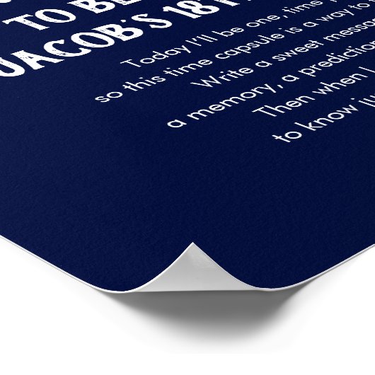 Time Capsule Buitspace Planets Boy Dag Poster (Hoek)