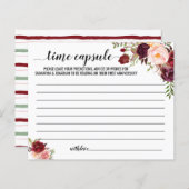 Time Capsule Couple Advice Marsala Vrijgezellenfee (Voorkant / Achterkant)