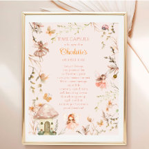 Time Capsule Fairy Mushroom Cottage Boho Verjaarda