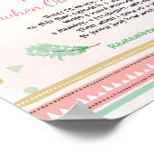 Time Capsule Feathers Tribal Boho Girl Gold Poster (Hoek)