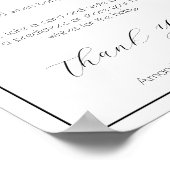 Time Capsule Minimalistisch Baby shower spel Poster (Hoek)