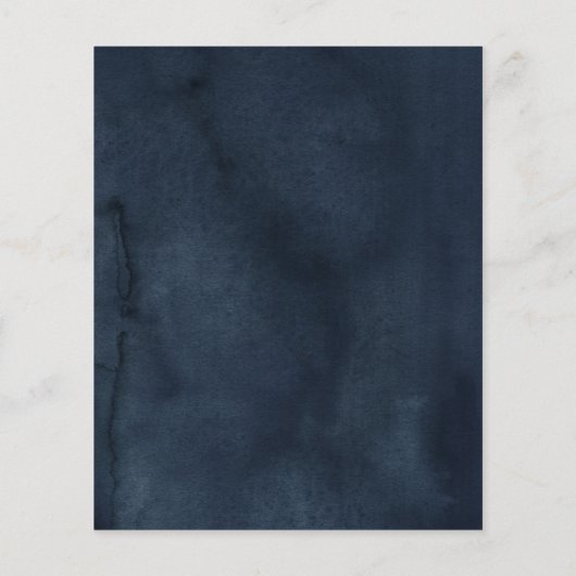 Time Capsule Navy Blue & Blush Floral Shower Game (Achterkant)