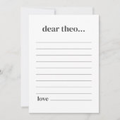 Time Capsule Note Kaart (Voorkant)