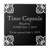 Time Capsule Plaque - Spaanse tegel Tegeltje (Voorkant)