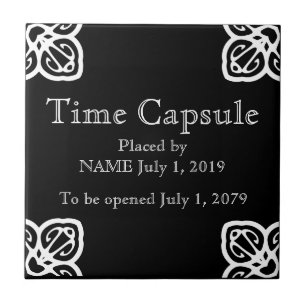 Time Capsule Plaque - Spaanse tegel Tegeltje