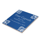 Time Capsule Plaque - Spaanse tegel Tegeltje (Zijkant)