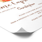 Time Capsule Schattige Little Dumpling Baby shower Poster (Hoek)