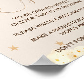 Time Capsule Teddy Bear Balloons Baby shower spel Poster (Hoek)