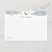 Time Capsule Twinkle Little Star Baby shower Kaart (Voorkant)