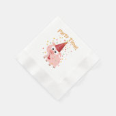 Time Confetti Pig Servet (Hoek)