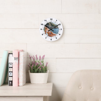 TIME! ⏰ Custom Wall Clock – Add Your Design Ronde Klok