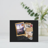 "Time"-diagram/collage Briefkaart (Staand voorkant)