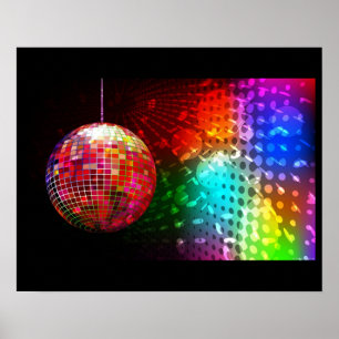 Time Disco partij Poster