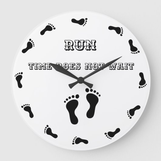 Time does not wait grote klok (Voorkant)