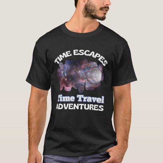 Time Escapes Inc Tijdreizen Avonturen Tijdreizen T-shirt (Voorkant)