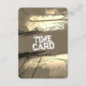 Time Fitness Card with Gold Backing Save The Date (Achterkant)