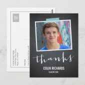 Time Flies Afstuderen Hartelijk dank Briefkaart (Voorkant / Achterkant)