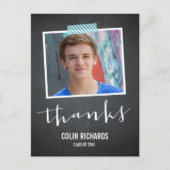 Time Flies Afstuderen Hartelijk dank Briefkaart (Voorkant)