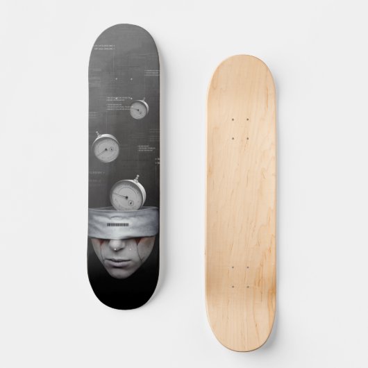 Time Flies Blind Schaats Board Persoonlijk Skateboard (Voorkant)