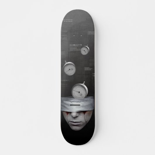 Time Flies Blind Schaats Board Persoonlijk Skateboard (Voorkant)