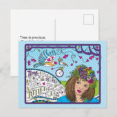 Time Flies_ Briefkaart (Voorkant / Achterkant)