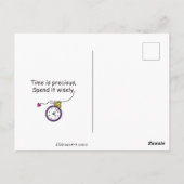 Time Flies_ Briefkaart (Achterkant)