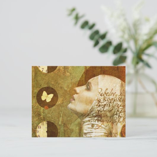 Time Flies Briefkaart (Staand voorkant)