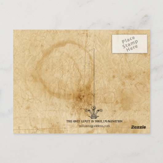 Time Flies Briefkaart (Achterkant)