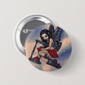 "Time Flies"-Button Ronde Button 5,7 Cm (Voorkant /achterkant)
