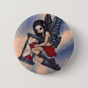 "Time Flies"-Button Ronde Button 5,7 Cm