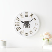 Time Flies Clock Grote Klok (Huis)