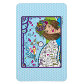 Time Flies_Flexible Magnet 6 x 4 inch Magneet (Verticaal)