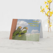 Time Flies-Jubileum Kaart (Gele Bloem)