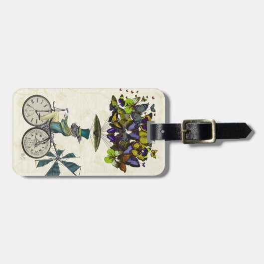 Time Flies Rabbit 3 Bagagelabel (Voorkant horizontaal)