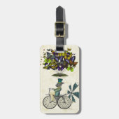 Time Flies Rabbit 3 Bagagelabel (Voorkant verticaal)