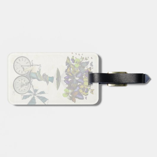 Time Flies Rabbit 3 Bagagelabel (Achterkant horizontaal)