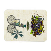 Time Flies Rabbit 3 Magneet (Horizontaal)