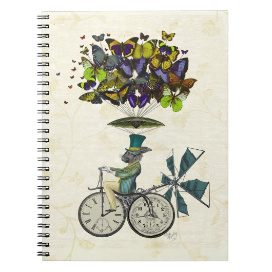 Time Flies Rabbit 3 Notitieboek (Voorkant)