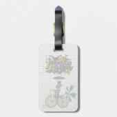 Time Flies Rabbit Bagagelabel (Achterkant verticaal)