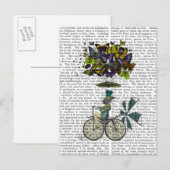 Time Flies Rabbit Briefkaart (Voorkant / Achterkant)