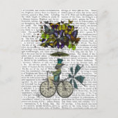 Time Flies Rabbit Briefkaart (Voorkant)