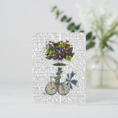 Time Flies Rabbit Briefkaart (Staand voorkant)