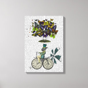Time Flies Rabbit Canvas Afdruk