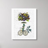 Time Flies Rabbit Canvas Afdruk (Voorkant)